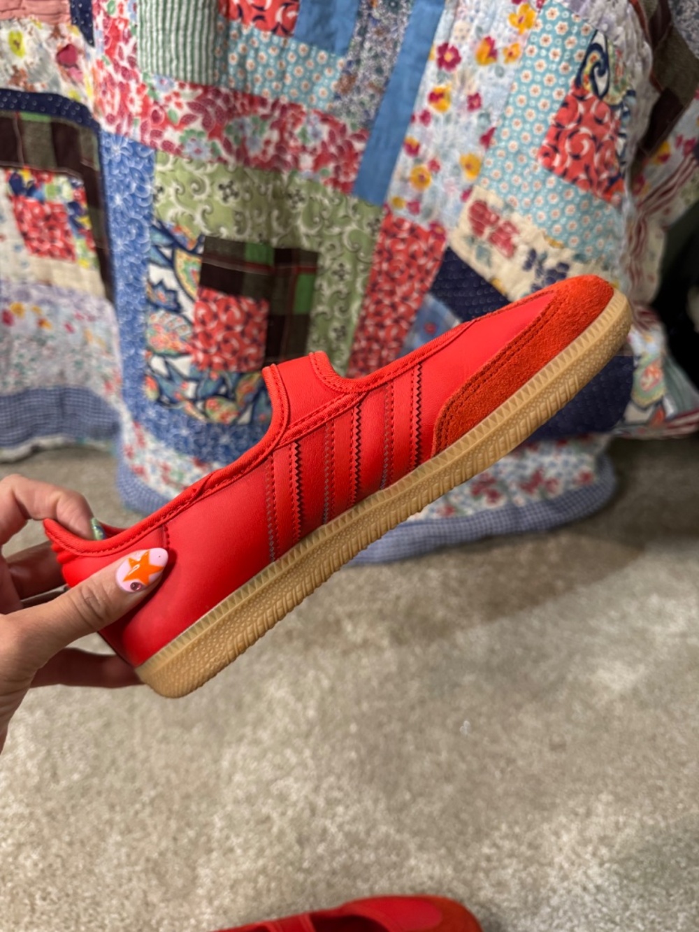red Adidas samba mary jane - Picture 5 of 8
